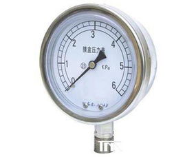 江蘇智瑞科技生產的膜盒壓力表